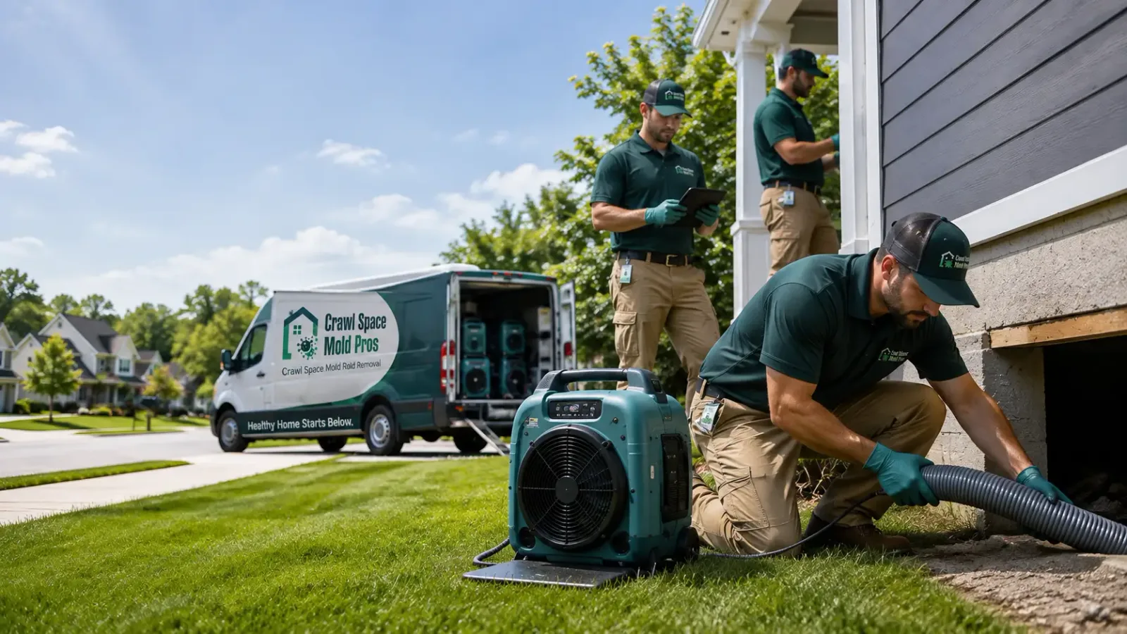 Crawl Space Mold Removal in New Haven, IL